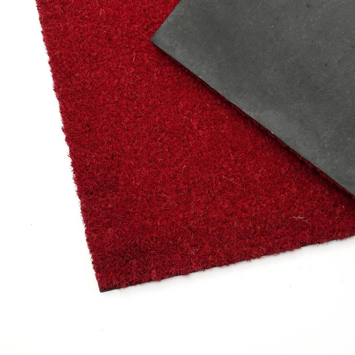 ExpoBazaar - Solid Color-Natural Coir Doormat: Black