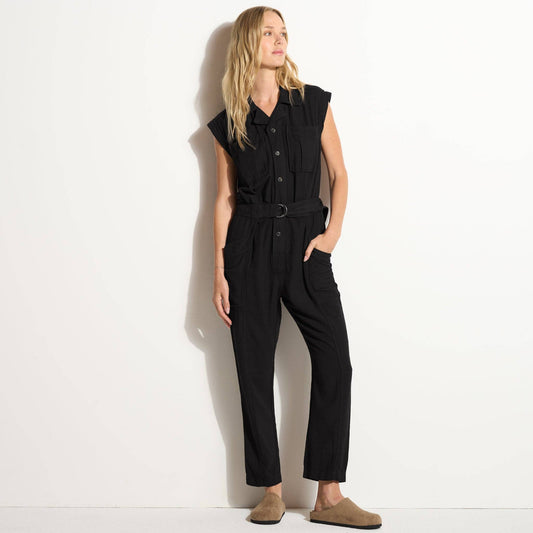 Rowan - Lincoln Muscle Tank Jumpsuit: Blue Dusk / S / WWJR0003