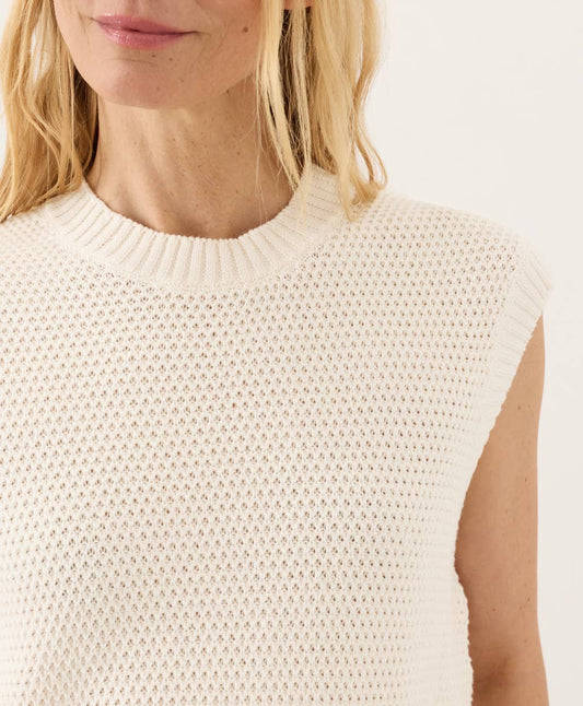 Pact - Women's Shoreline Relaxed Shell: Cream / Extra Small