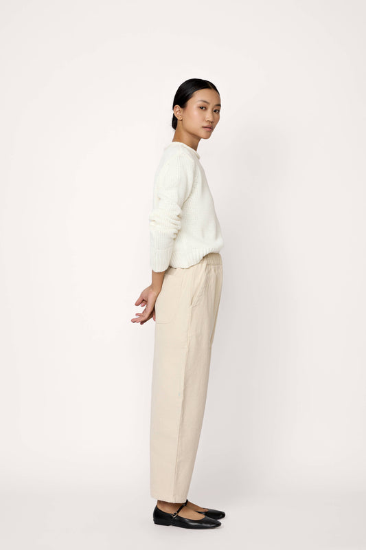 LAUDE the Label - Mare Rolled Neck Sweater - Ivory: M