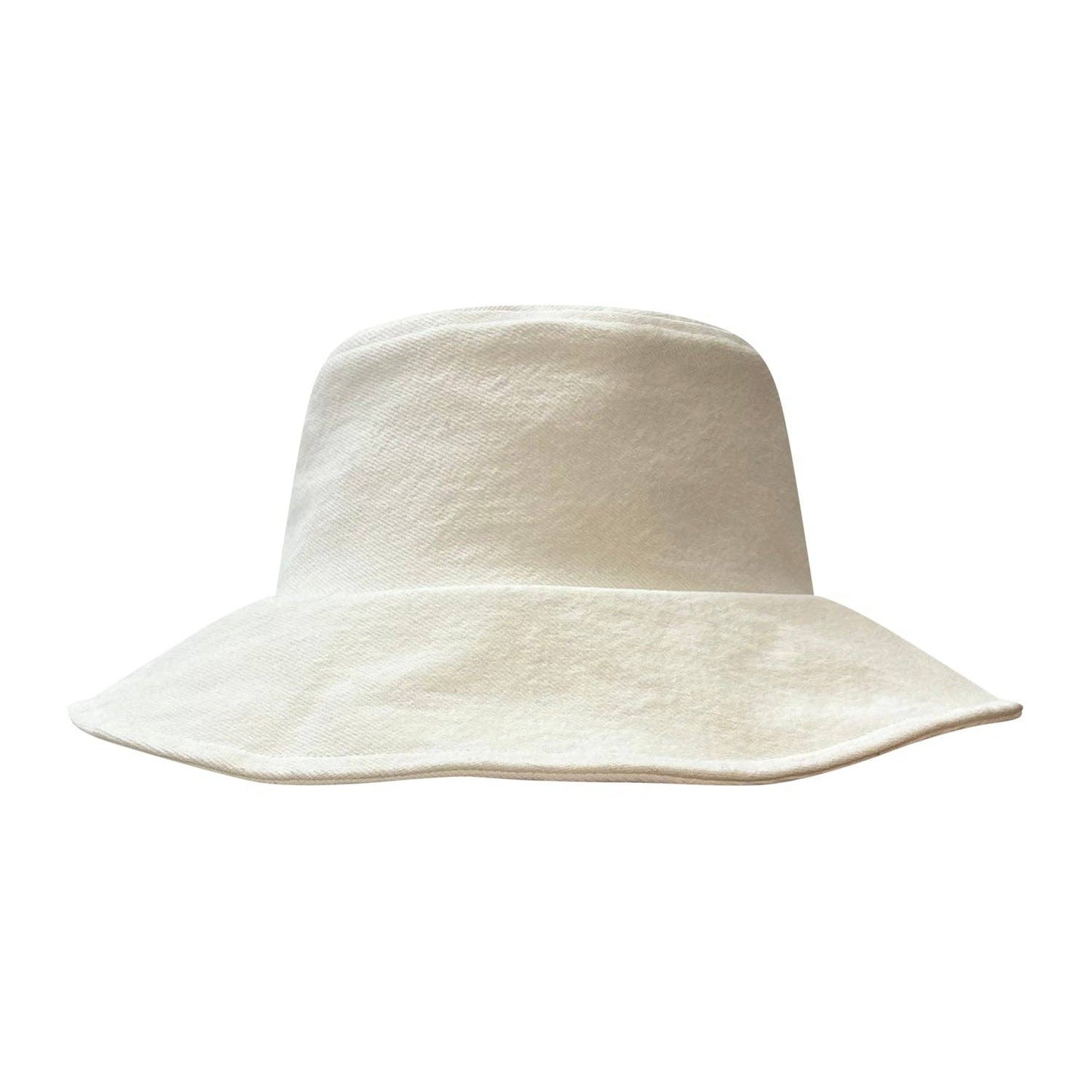 Deborah Lindquist - Denim Bucket Hat-White
