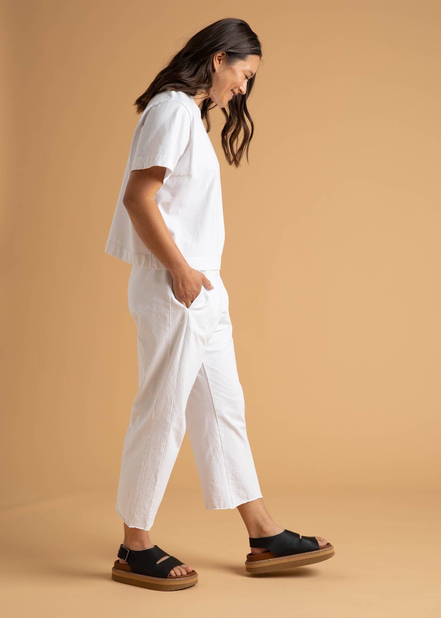 and for Good - Daybreak Tee - White: S/M
