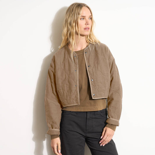 Rowan - Lewis Quilted Bomber Liner: Faded Black / XS / WWOL0001