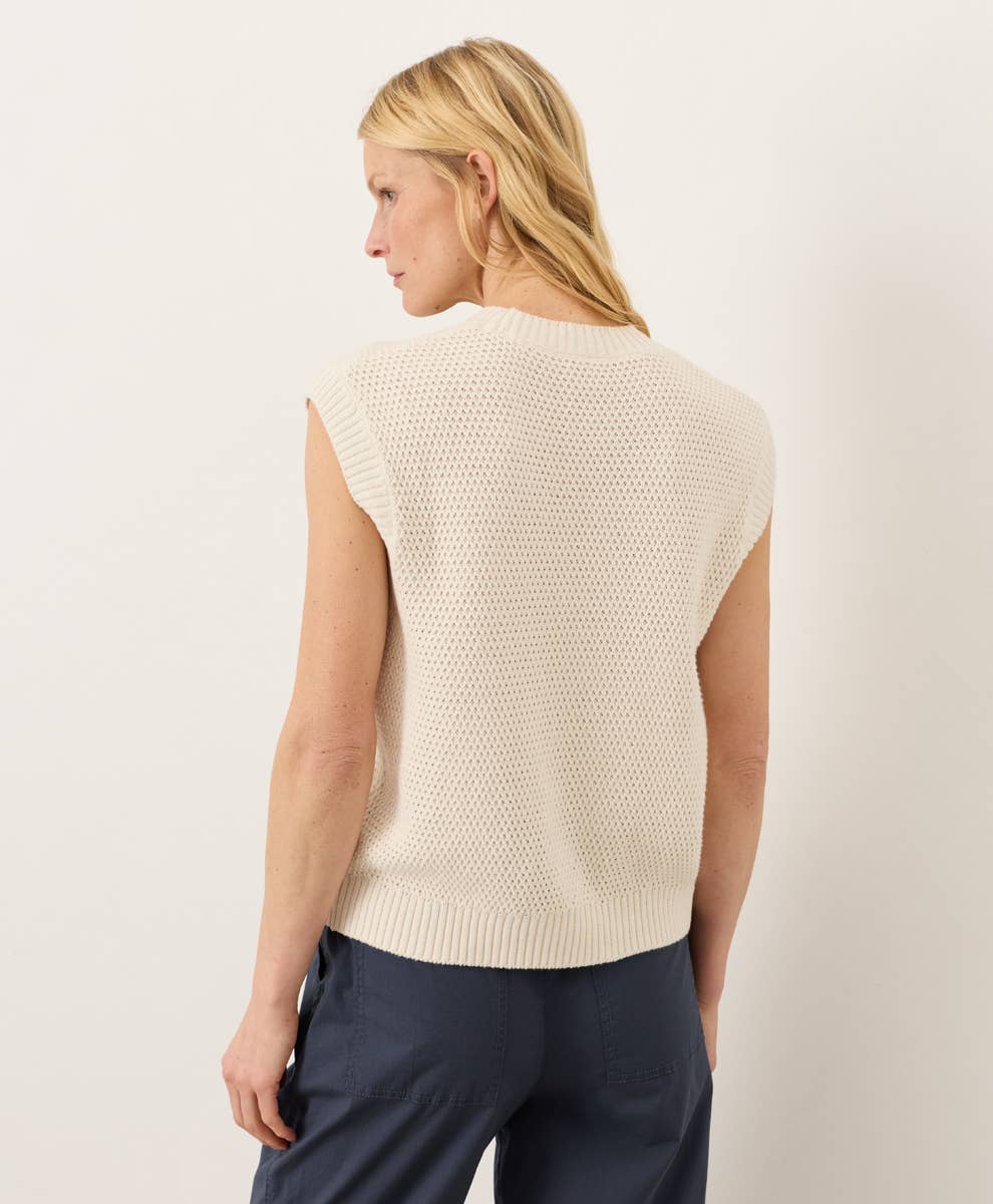 Pact - Women's Shoreline Relaxed Shell: Cream / Small