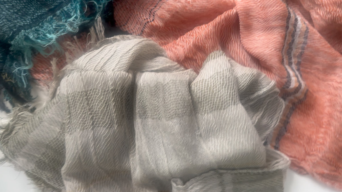 Bliss Roots Gauze Cotton 21'' x 70'' middle Scarves