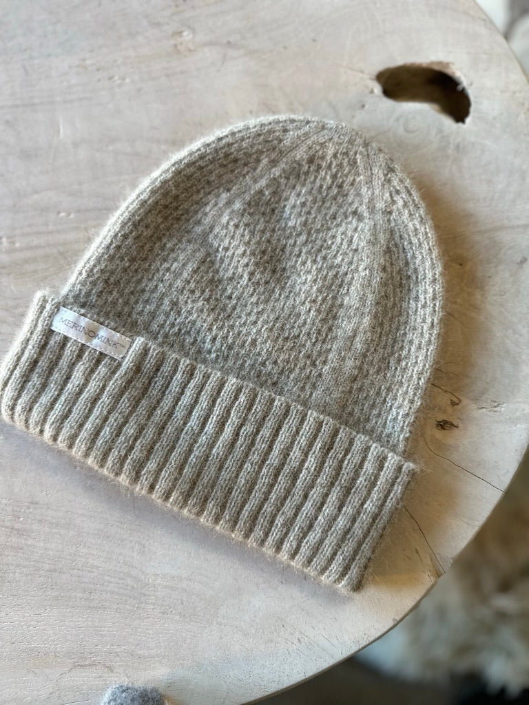 Finley Merino-Silk-BrushTail Possum Beanie.