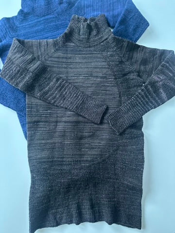 Nice Comfort Mock Turtle Stretch Sweater from Japan