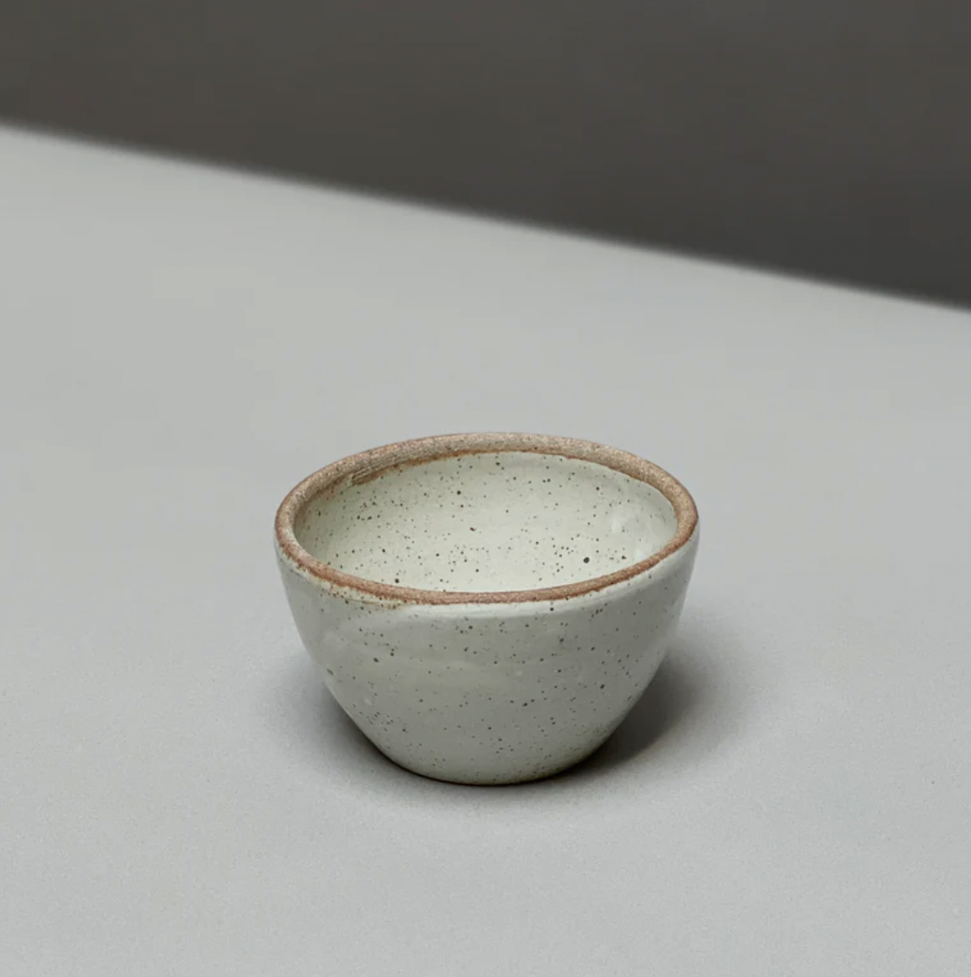 Smudge Dish, White Stoneware