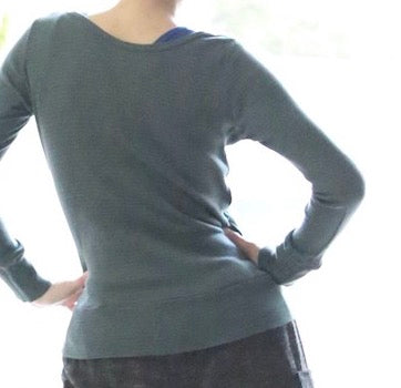Fuka Scoop Organic Cotton Rib Stretch Comfort Knit