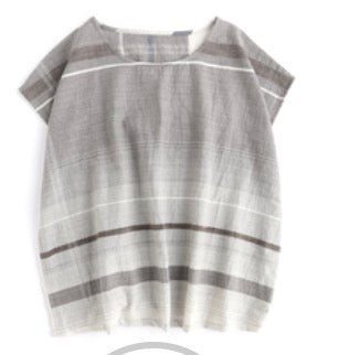 Suton tee short cap sleeve in organic Japanese cotton