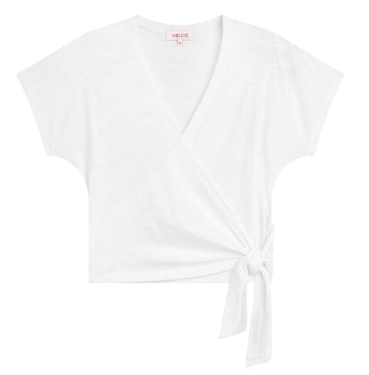 Peruvian Pima Cotton Wrap Top