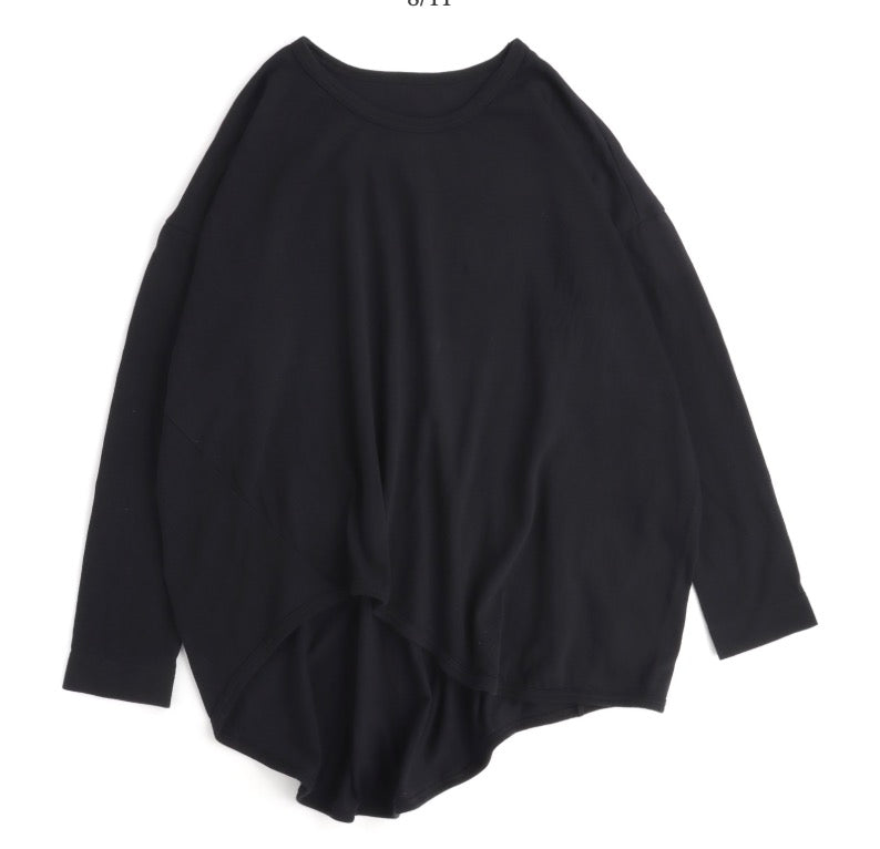 Tamaki-Niime Peron Long Sleeve Organic Cotton Knit Top