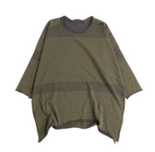 Nuime Futo Mid Sleeve Fine Organic Cotton Woven Top Gender Free by Tamaki-Niime