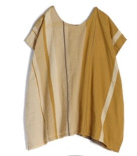 Tamaki-Niime Fuwa-Tee Cap Sleeve Cotton Top