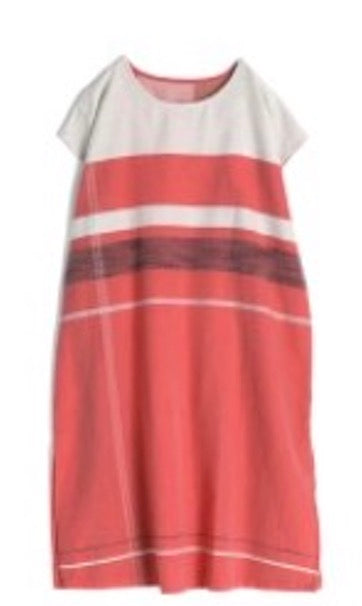 Cap tunic dress mid calf organic cotton from Japan