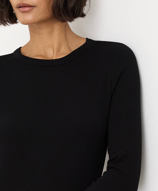 Women's Perfect Rib Crewneck Long Sleeve Tee