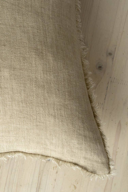 Lina Linen Euro Size Pillow in Dune