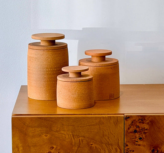 MH STUDIO - Terracotta Alto Jars: Small