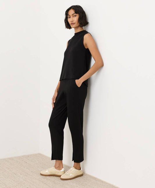 Pact - Women's Airplane Tapered Leg Pant: Black / Medium