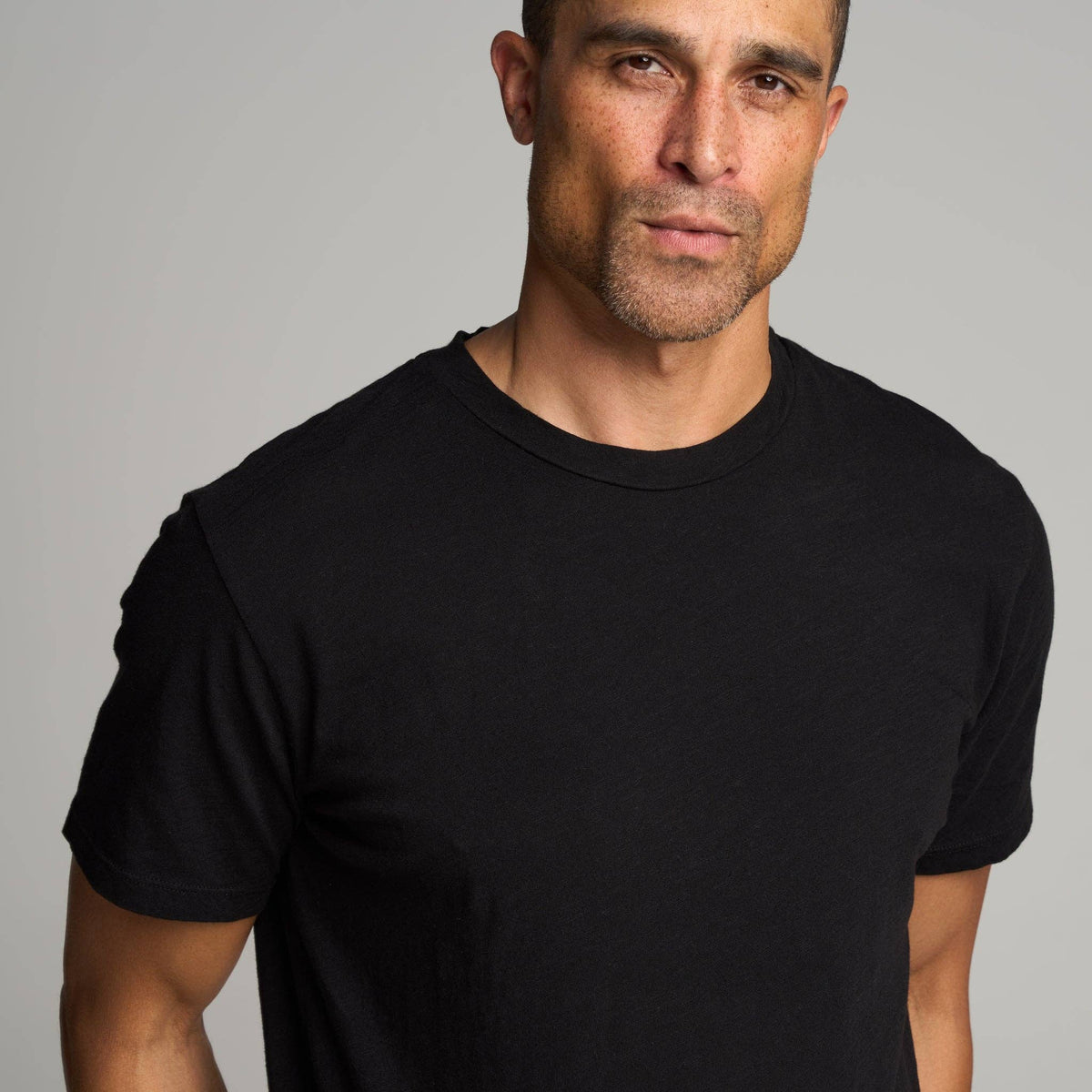 Rowan - Asher Standard Slub Tee: Black / XL / MKTP0011