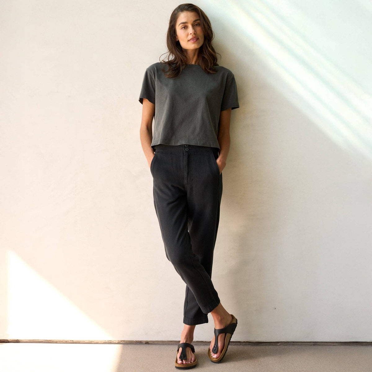 Neve Drape Denim Twill Pant