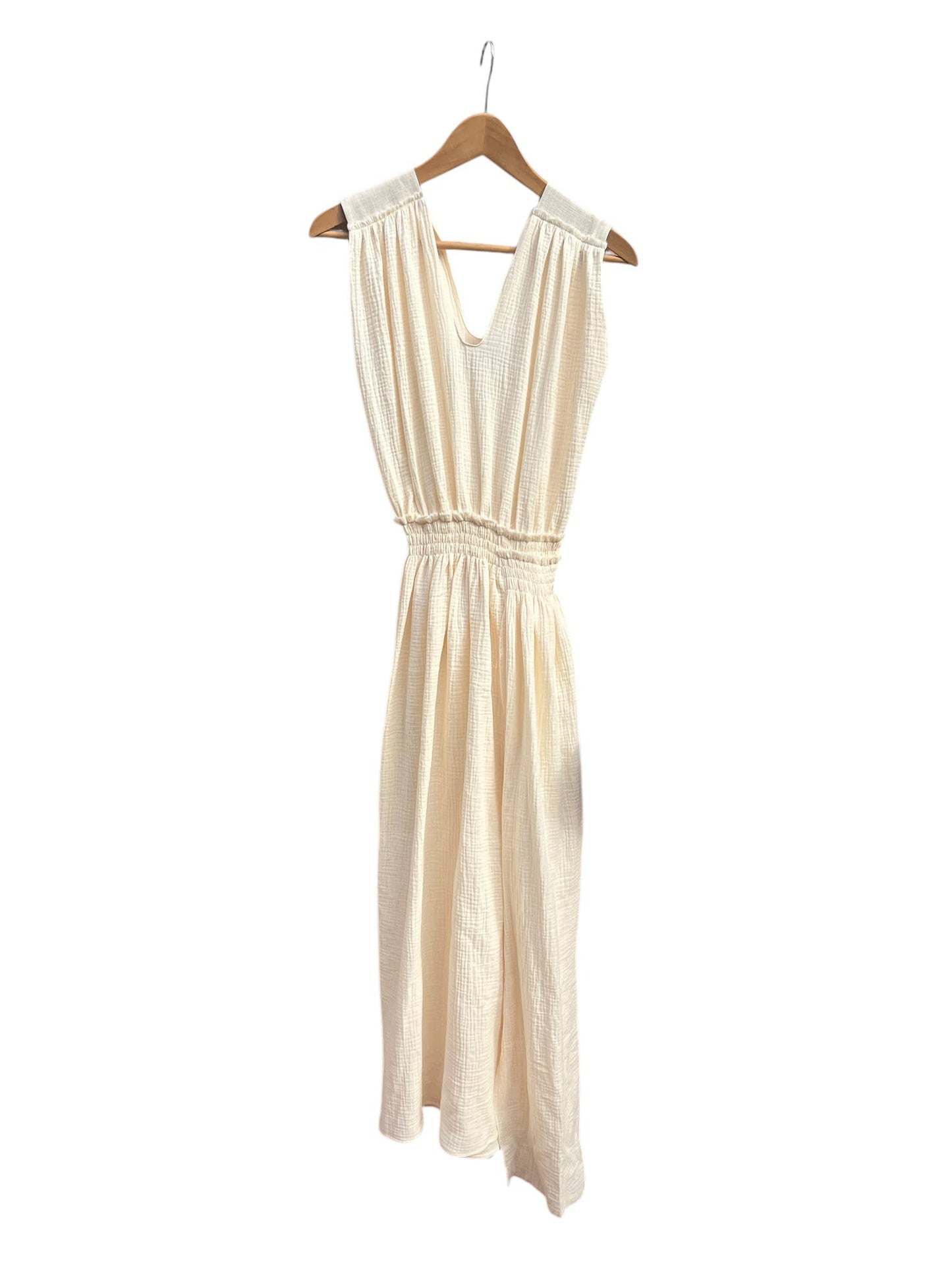 CECILIA SÖRENSEN - 789 ACACIA Dress in organic cotton muslin: Black