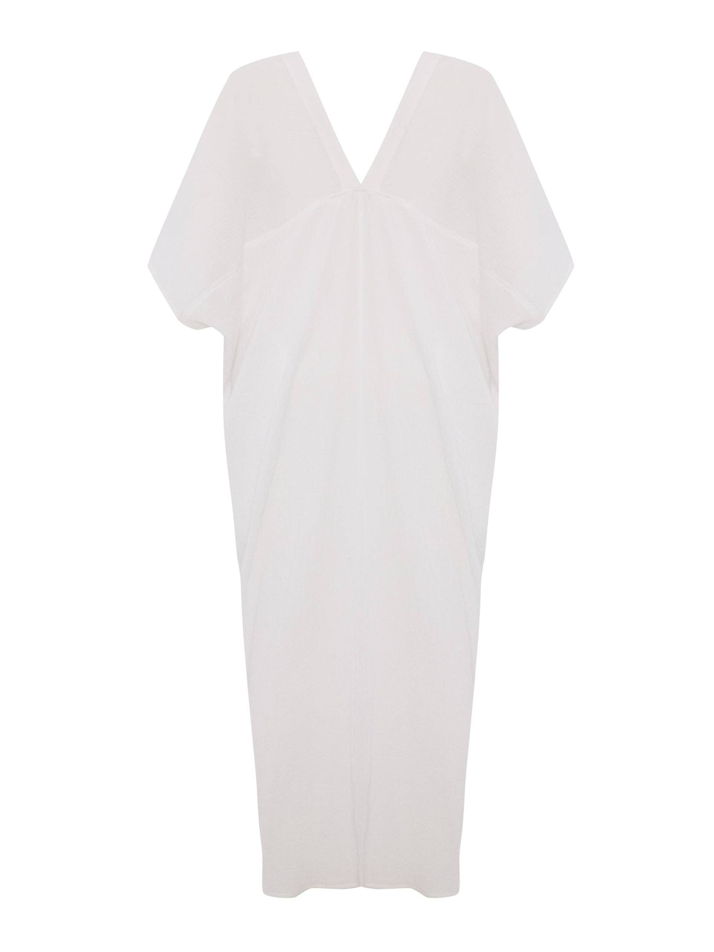 Esther Turkish Cotton Tunic-Chalk White
