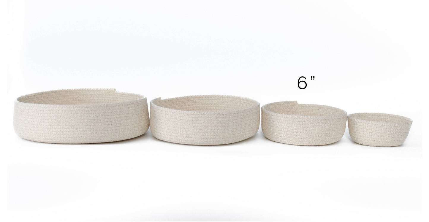 Ten Dots Textiles - 6" Catch All Basket