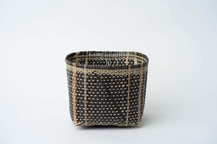 NEEPA HUT - Bidayuh Storage Basket | Charcoal