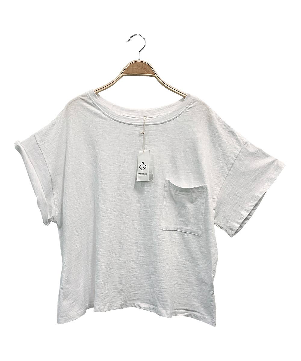 Cotton pocket tee