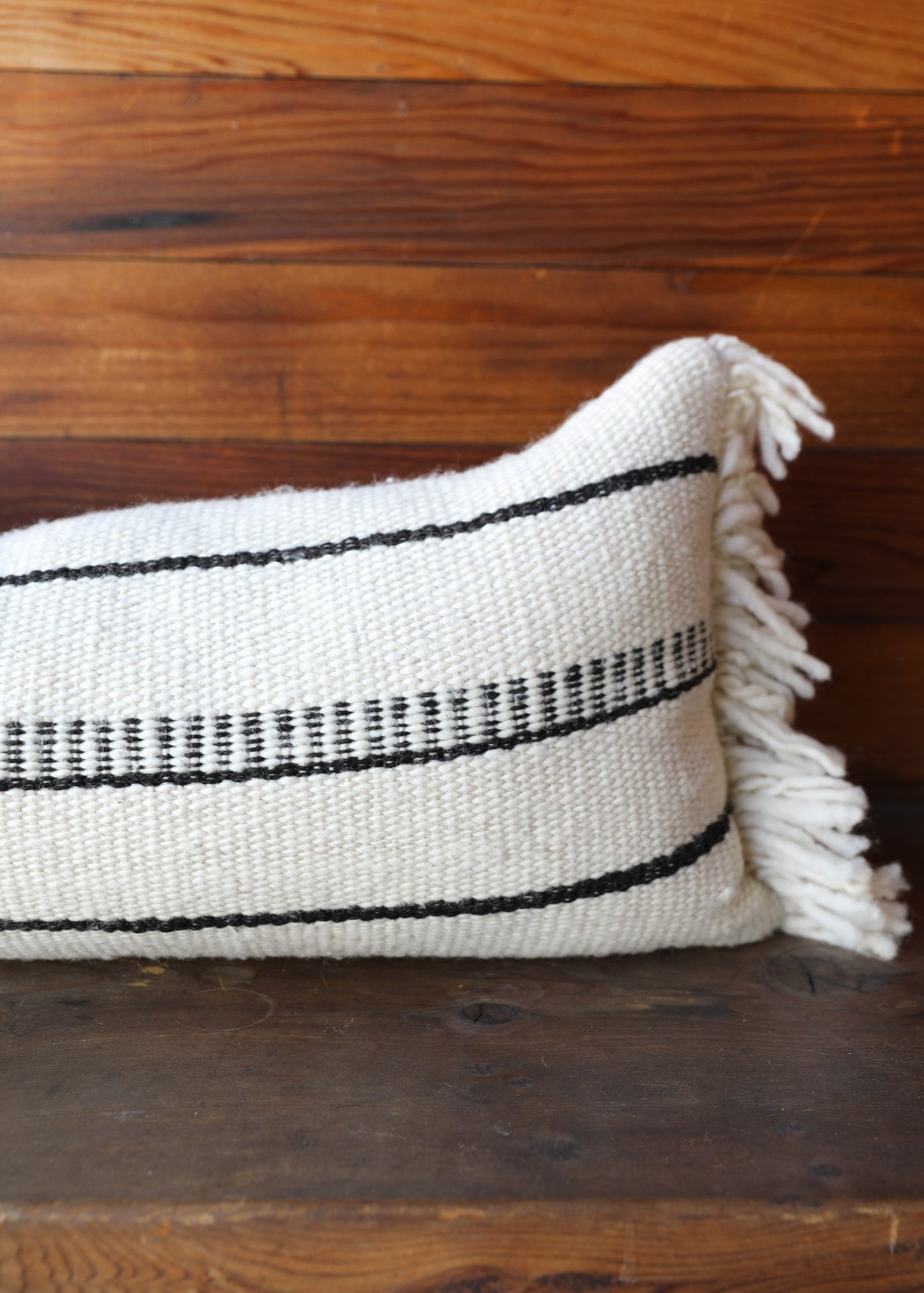 Lazzo Wool Lumbar Pillow 14''x 35''