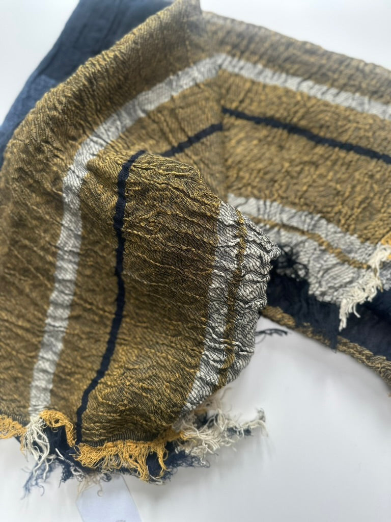 Roots Cotton Square Shawl from Tamaki Niime Japan  43'' square