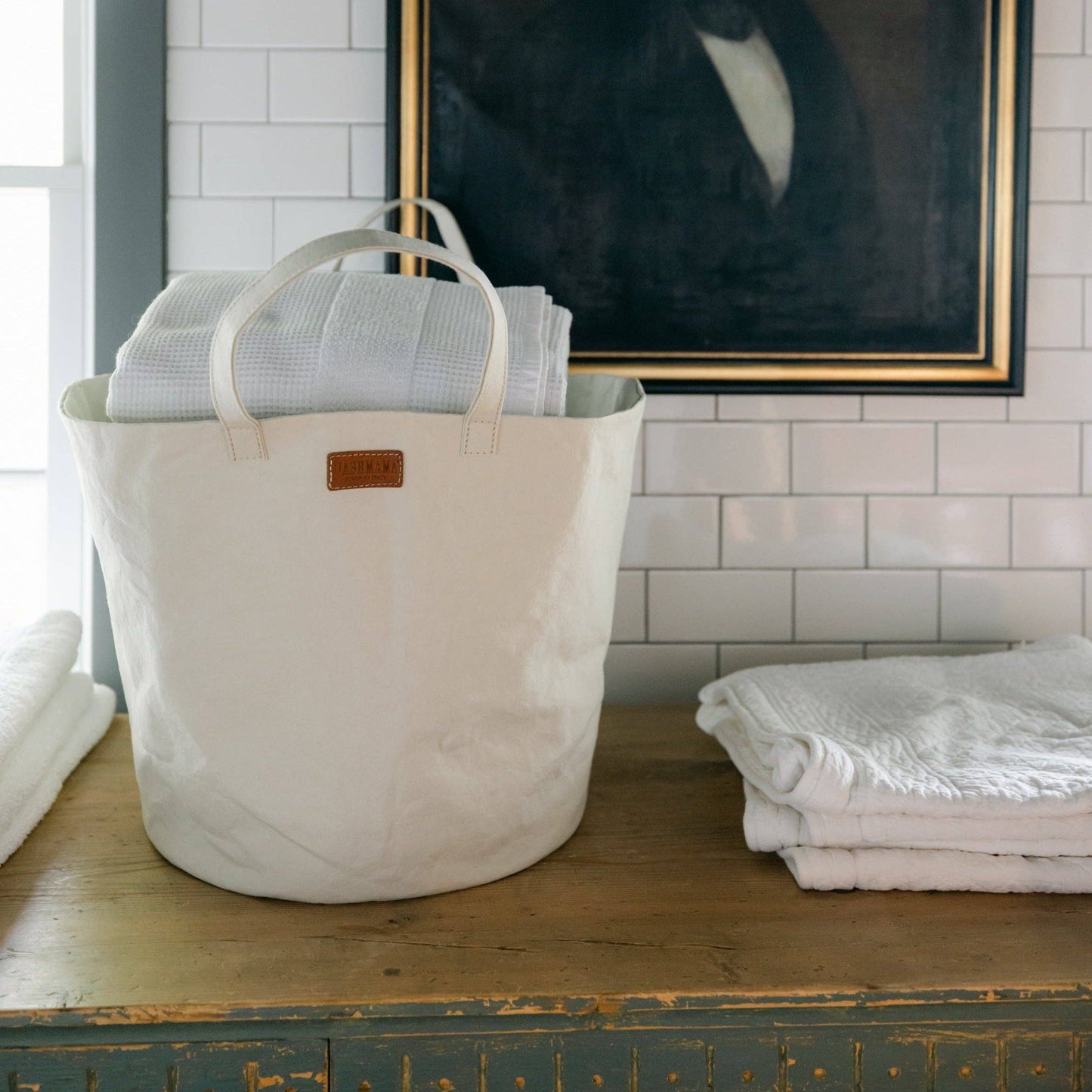 Uashmama - PANIERE BUCKET: White / Large
