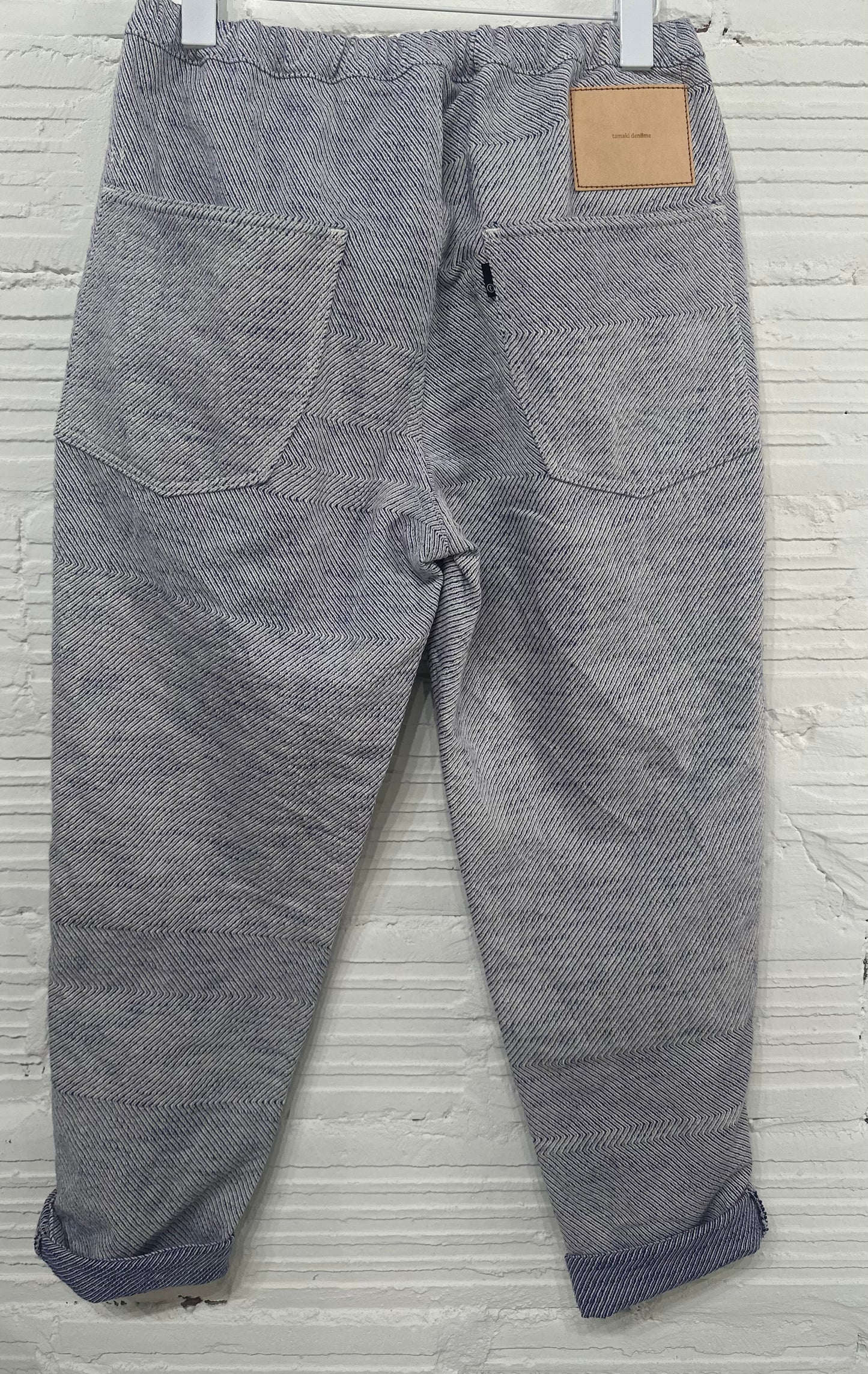 Tamaki-Niime Happy Pant-Organic Cotton Denim -Gender Fluid Wear from Japan