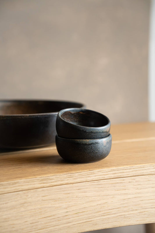 Creating Comfort Lab - Rust Stoneware Pinch bowl