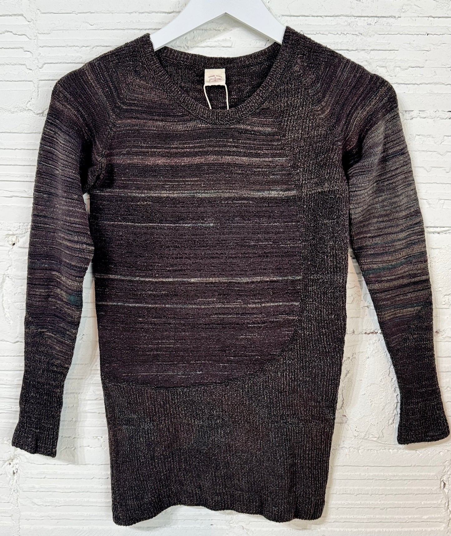 Tamaki-Niime In-Nice organic cotton sweater hand made in Japan