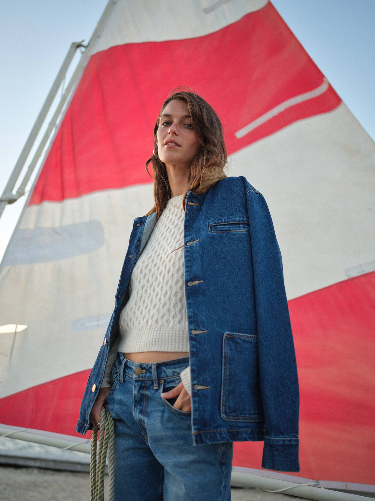 Drew Jacket in Japanese Denim