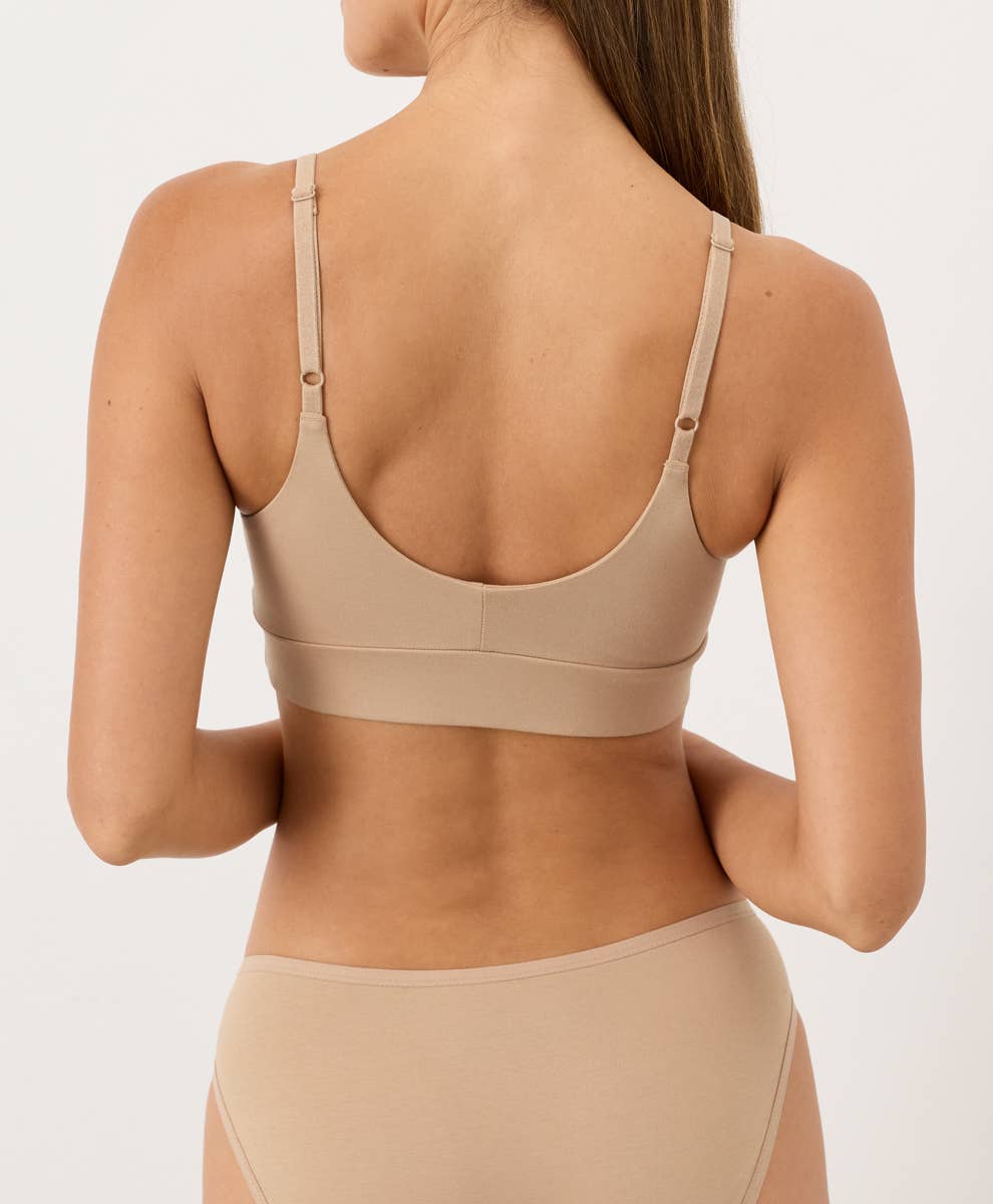 Pact - Women's Everyday Classic T-Shirt Bra: Sesame / Medium