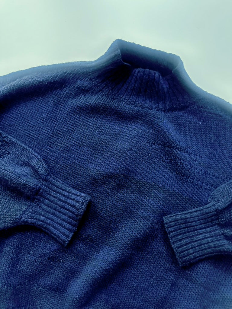 Mock Merino Cotton Tsuki Sweater