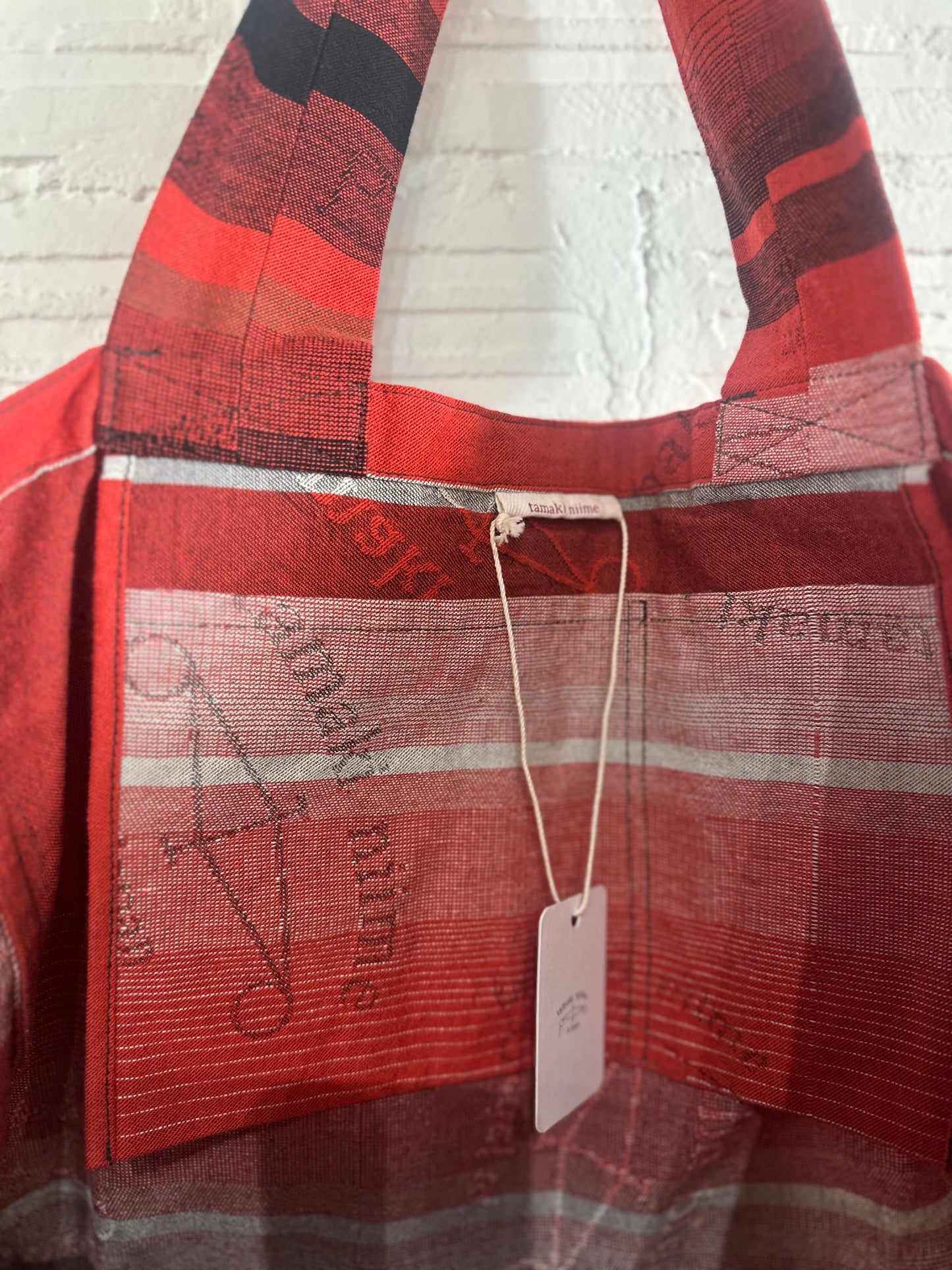 Tamaki-Niime Tamafukurou Cotton Carry Tote Bag, 3 sizes