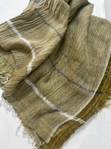 Roots Middle Gauze Cotton Scarves 21'' x 70'' from Japan