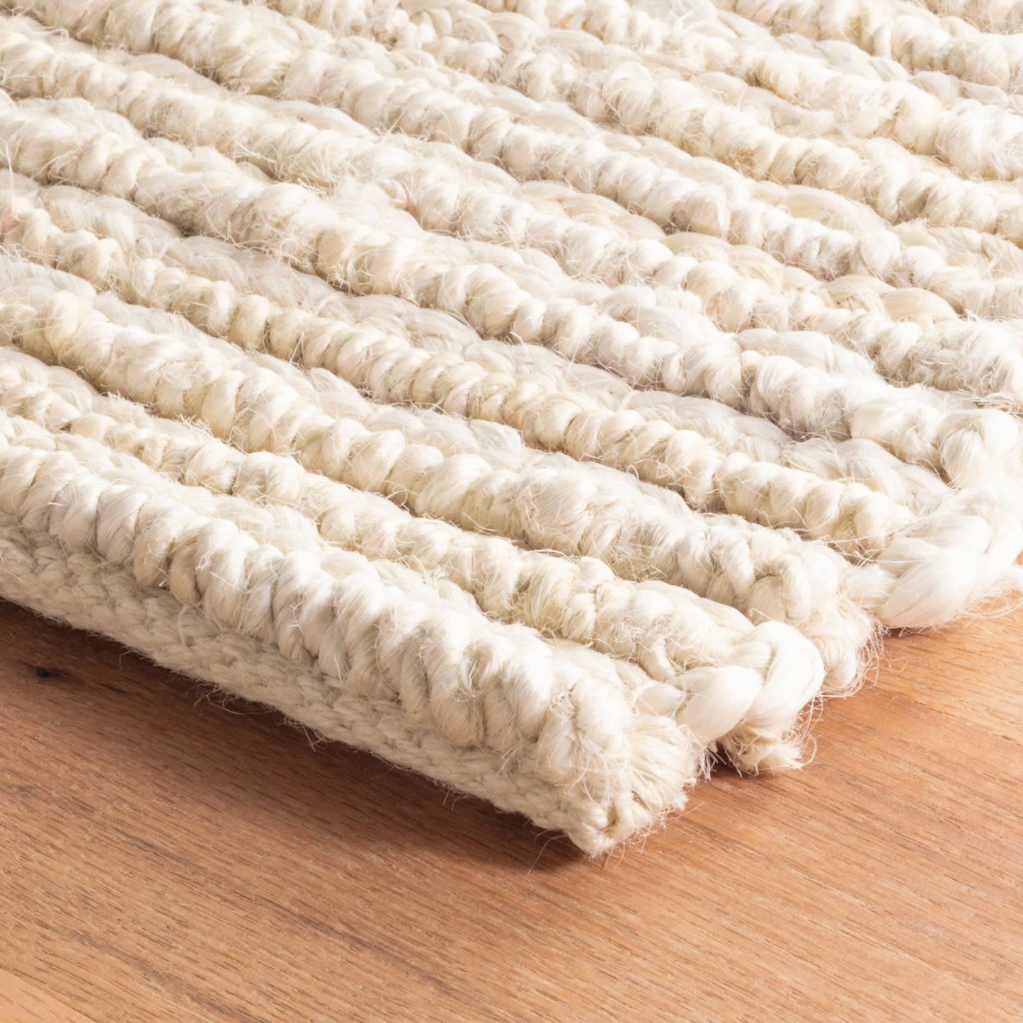 Dunes Handwoven Jute Rug | Bleached Oak: 2' x 3'