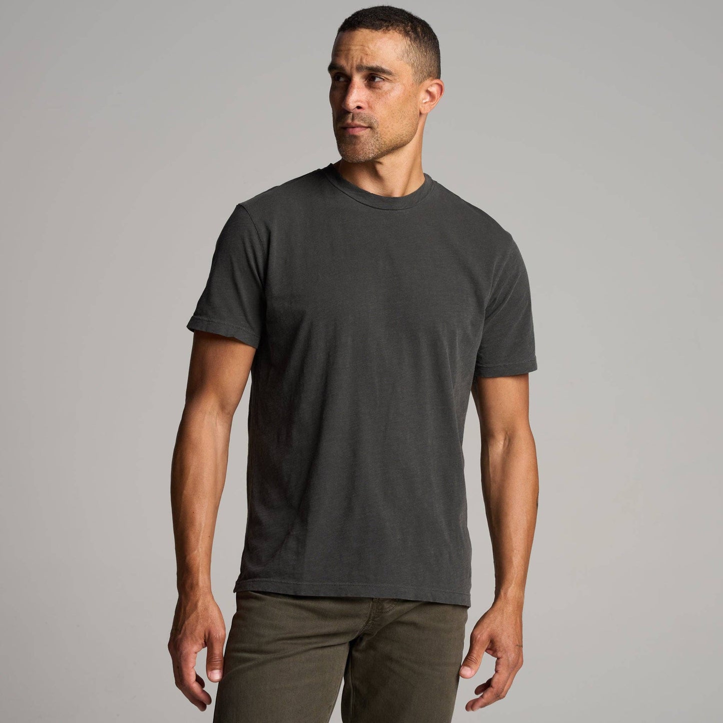 Rowan - Asher Standard Slub Tee: Black / XL / MKTP0011