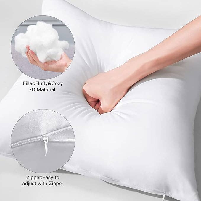 Eyda Homes - Premium Form Pillow Inserts : 12X20 Inches