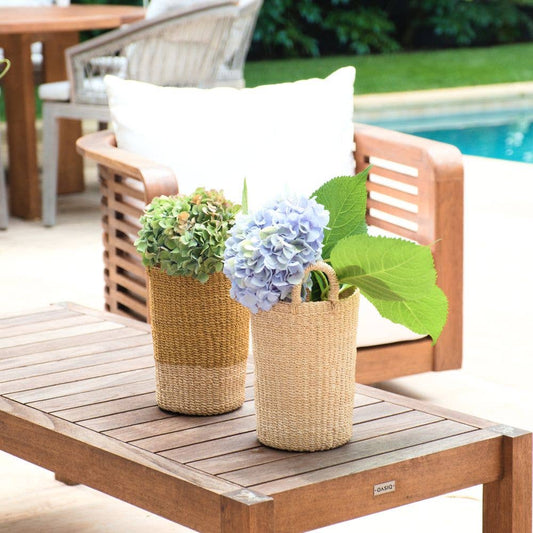 LIKHÂ - Natural Vase Basket - Handmade Baskets | LIKHÂ