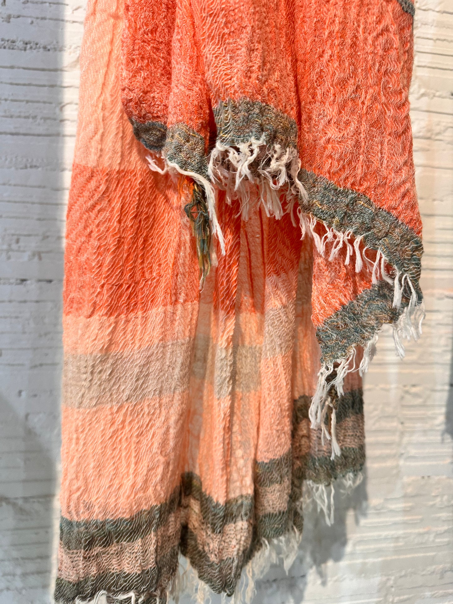 Roots Billowy shawls by Tamaki 90'' x 66''