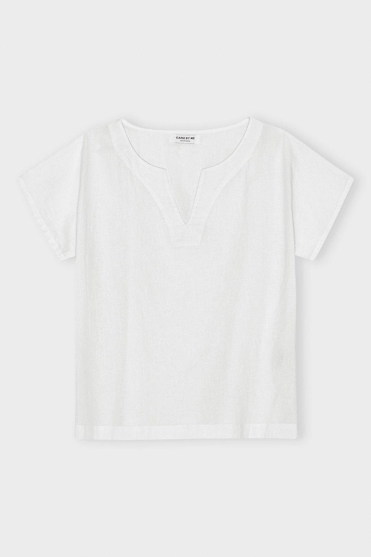 CARE BY ME - CECILIE V-TOP: White / S