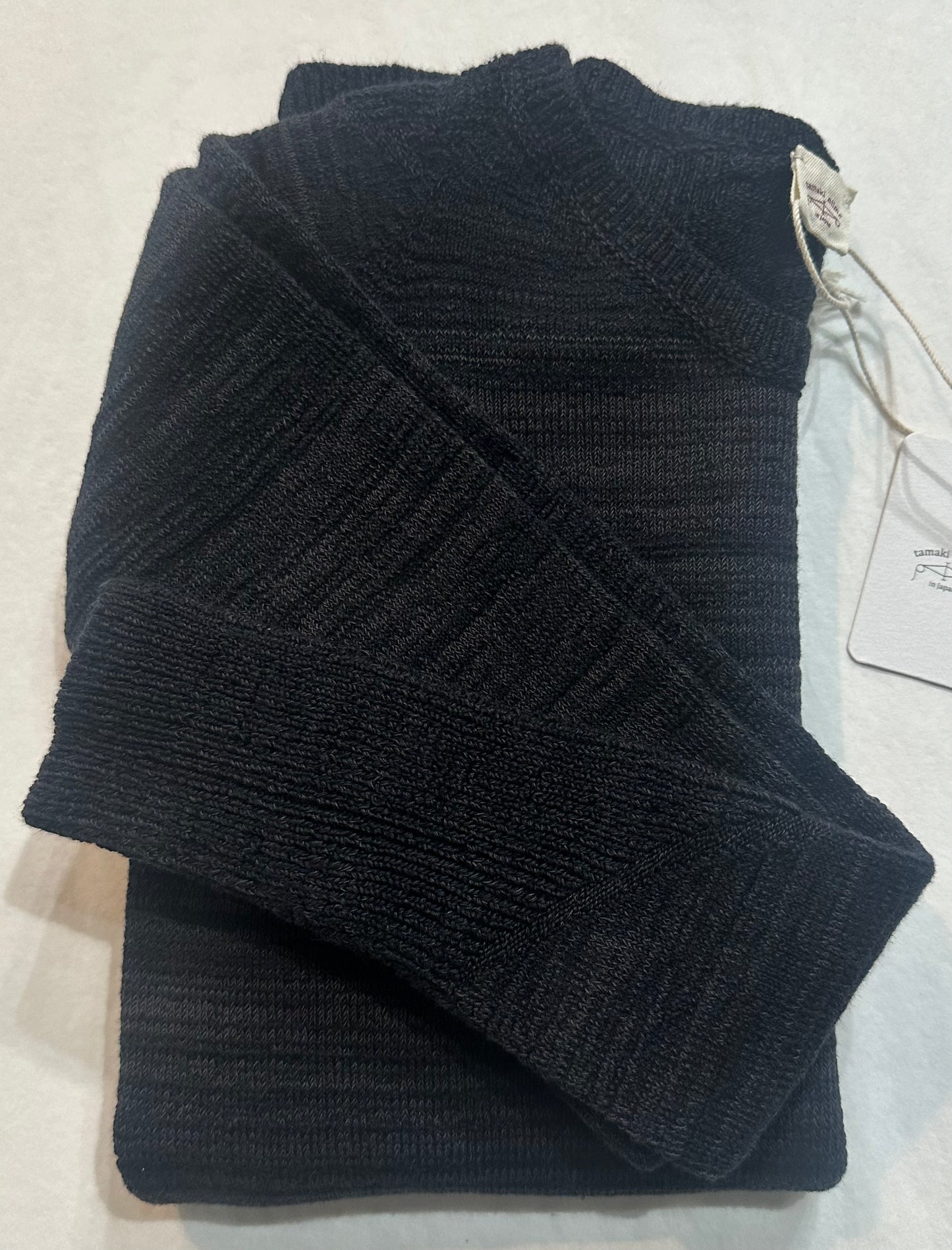 Tamaki-Niime In-Nice organic cotton sweater hand made in Japan