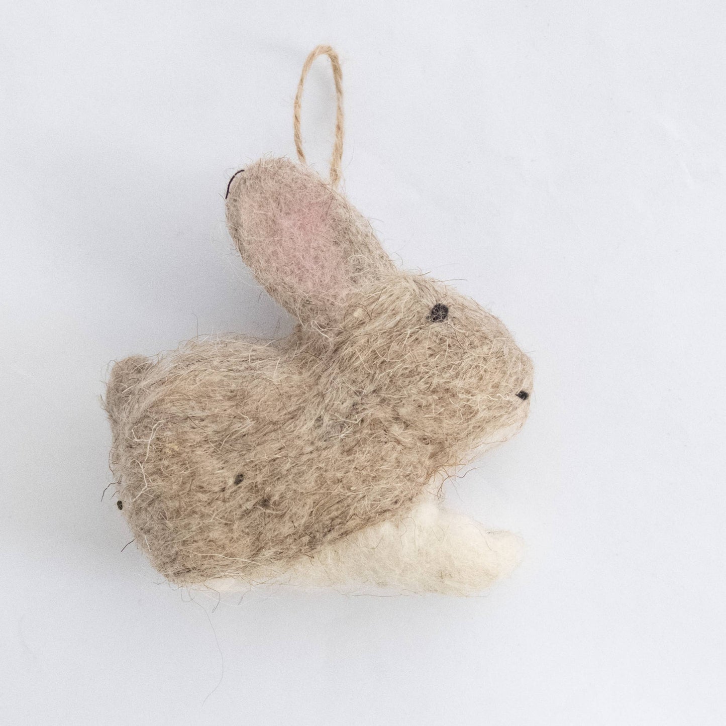 The Winding Road - Ornament - Easter Decor - Brown Bunny
