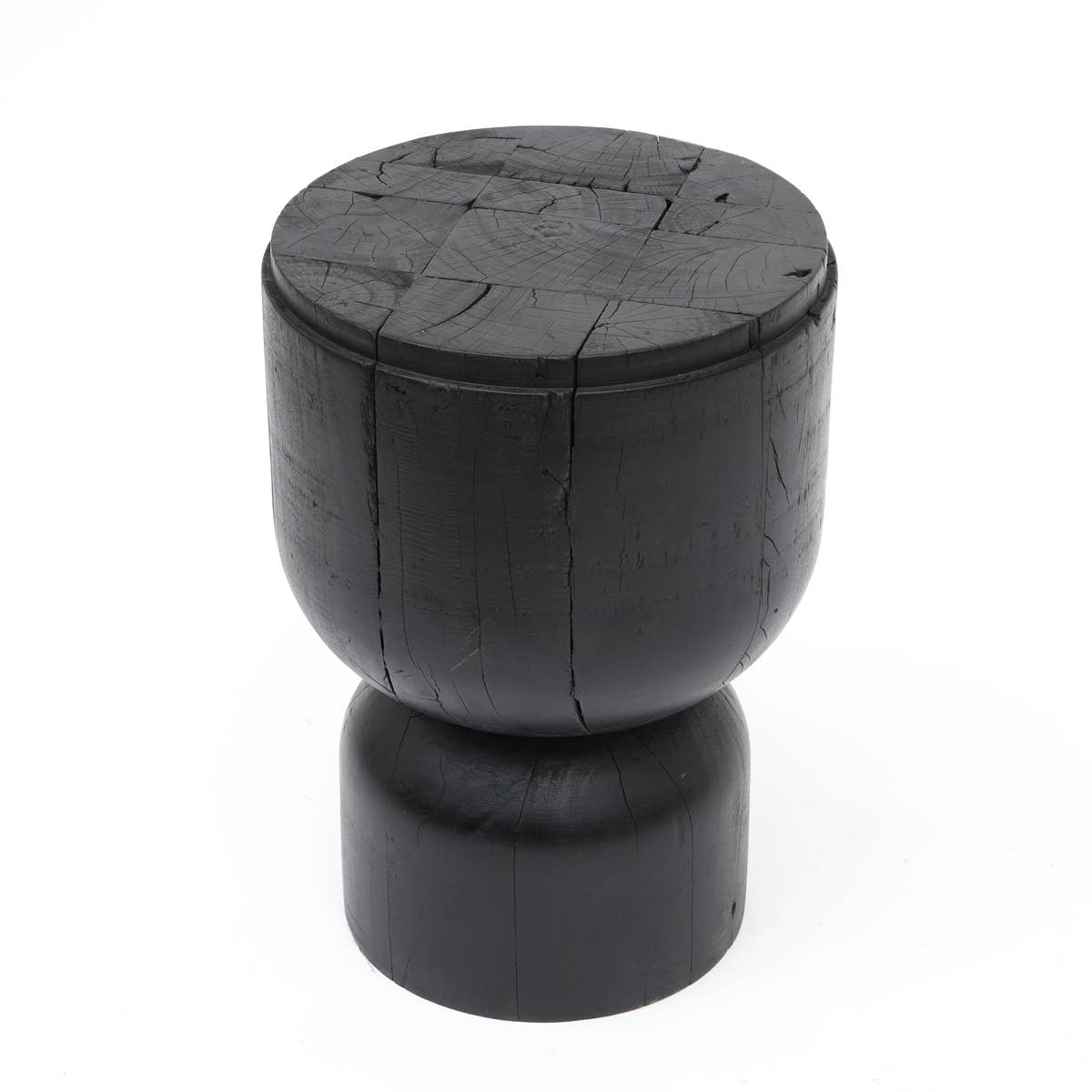 RECLAIMED TEAK WOOD SIDE TABLE